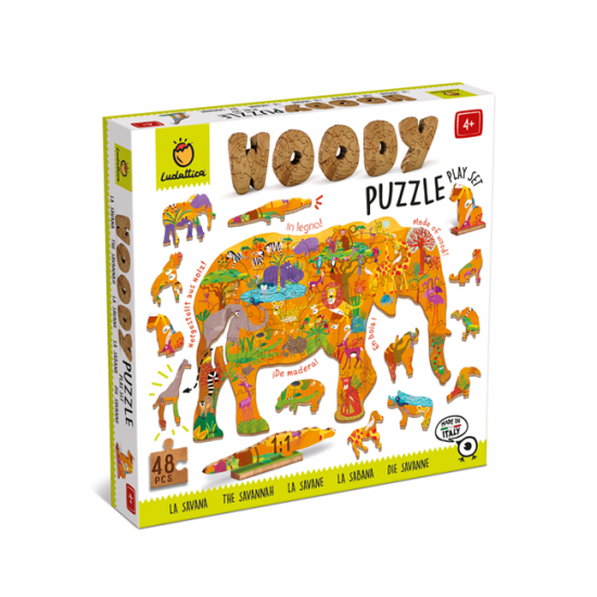 Woody Puzzle Sabana 48 pcs...
