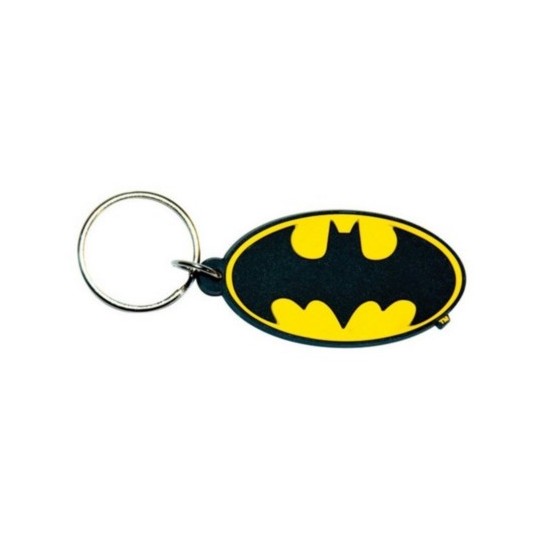 LLAVERO GOMA BATMAN LOGO