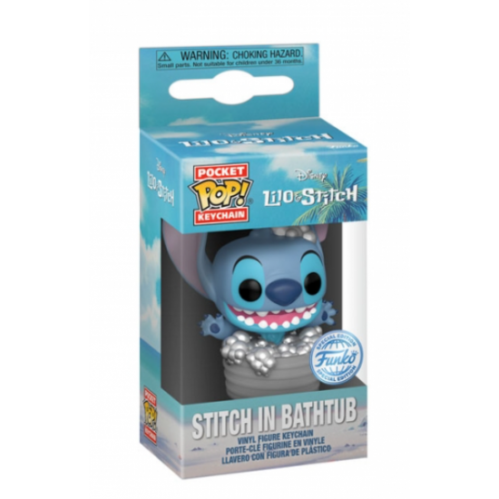 Llavero Stitch In Bathtub...