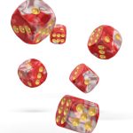 DADOS DE 6 GEMIDICE RED SKY