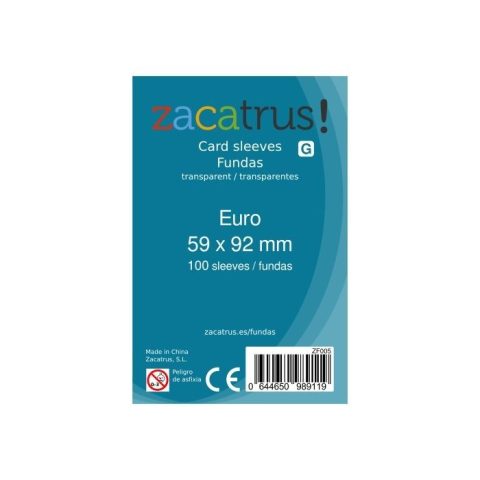 Fundas Zacatrus Euro (59 mm X 92 mm) (55 uds)