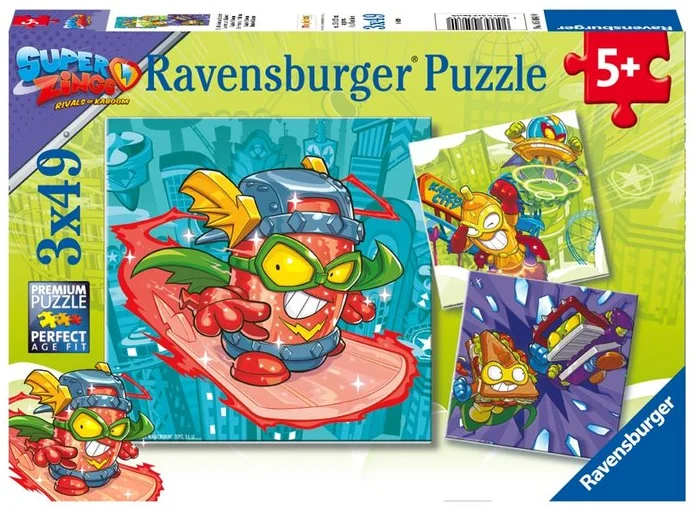 PUZZLE SUPERZING 3 X 49 PIEZAS
