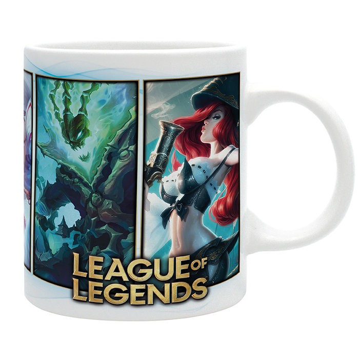 TAZA 320ML LEAGUE OF LEGENS CAMPEONES