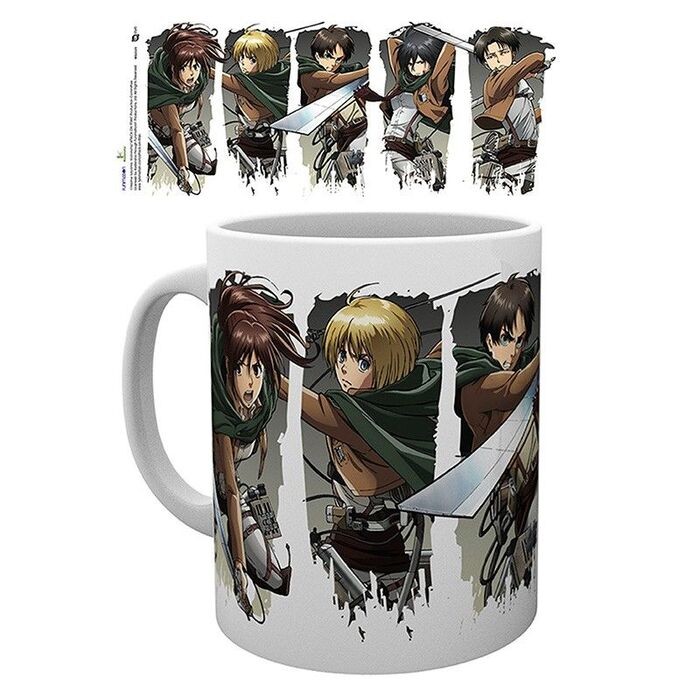 TAZA ATAQUE A LOS TITANES 320ML