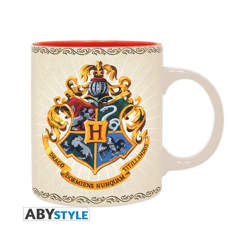 TAZA HARRY POTTER 320ML HOGWARTS 4 CASAS