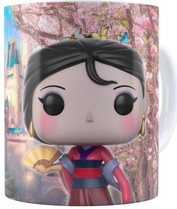 TAZA PRINCESA DISNEY MULAN