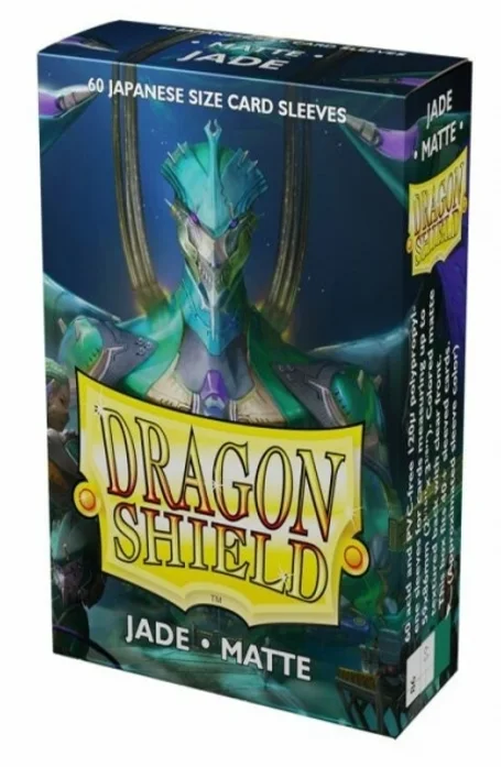 Fundas Small Dragon Shield Matte Jade Japanesse Size