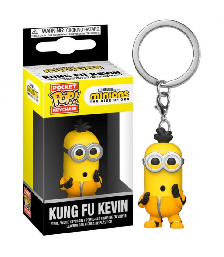 LLAVERO POP MINIONS KUNG FU KEVIN