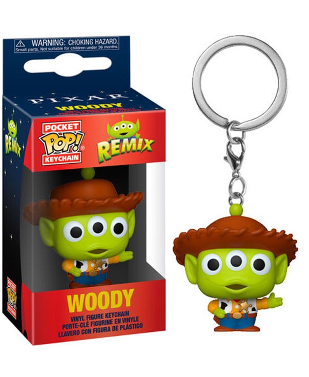LLAVERO POP PIXAR ALIEN REMIX WOODY