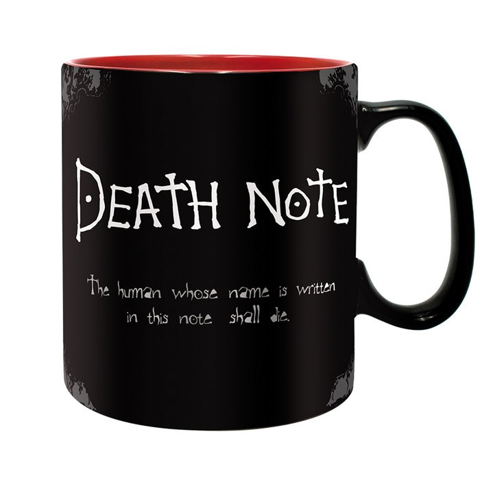 TAZA 460 ML DEATH NOTE MATE DEATH NOTE