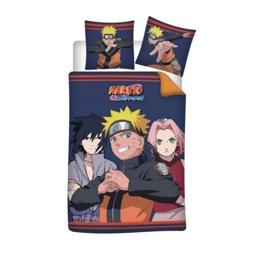 FUNDA NORDICA MICROFIBRA NARUTO CAMA 90 CM