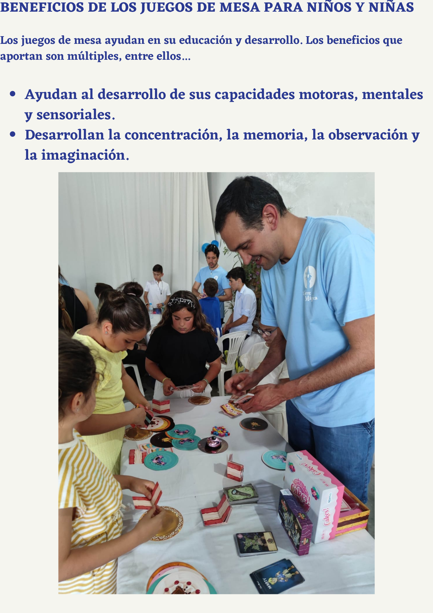 Ludoteca para eventos