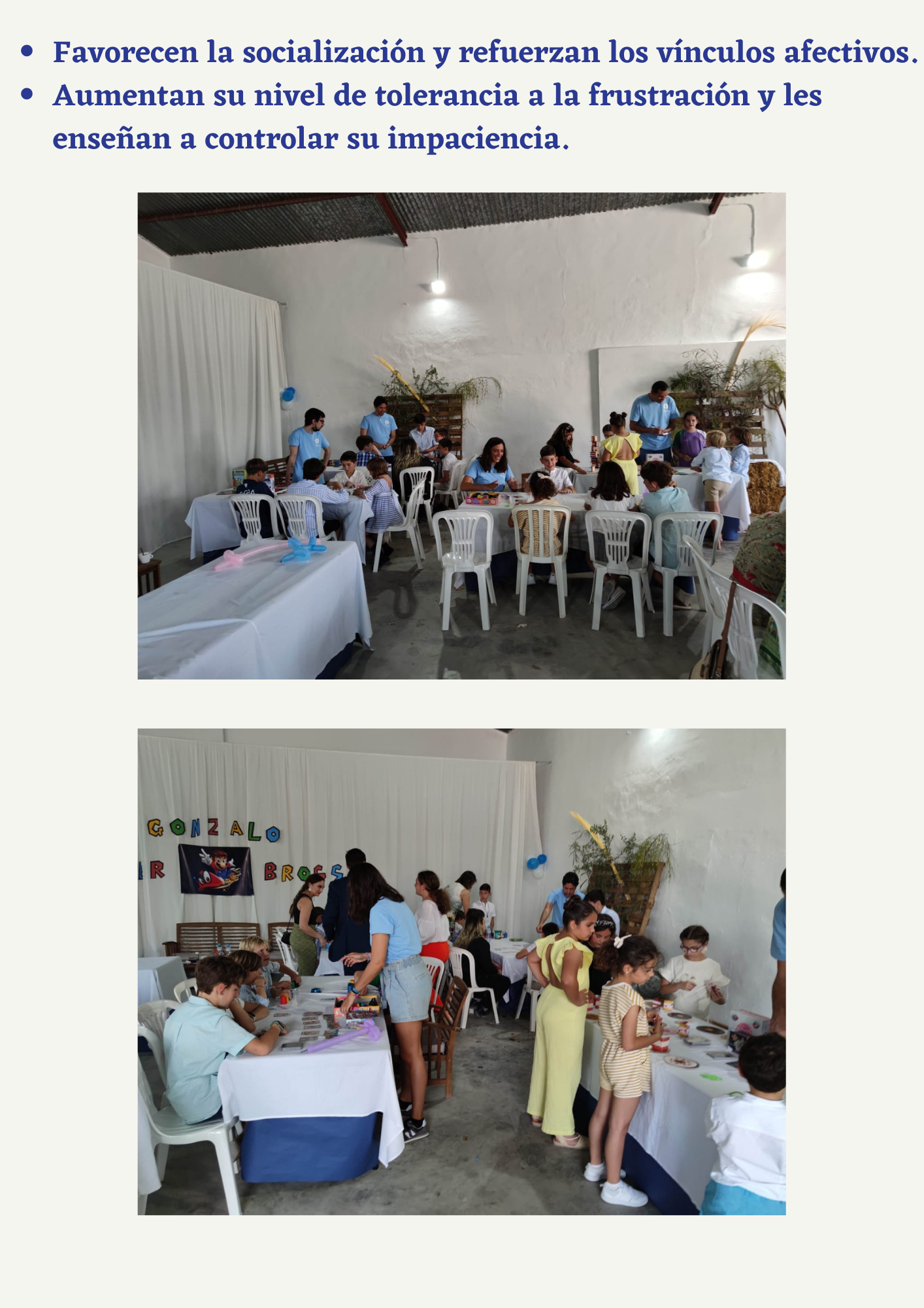 Ludoteca para eventos