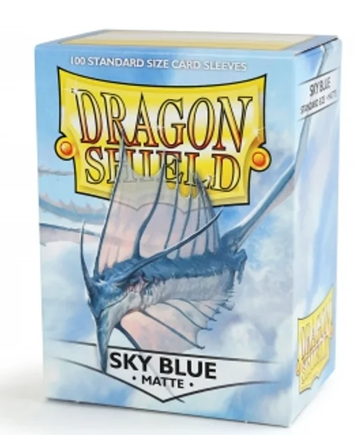 Fundas Standard Matte SKY BLUE (100 Fundas) Dragon Shield.