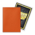 Fundas Standard Matte Tangerine  (100 Fundas) Dragon Shield