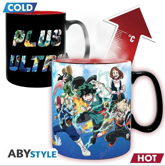 MY HERO ACADEMIA - TAZA TERMICA - 460 ML - HEROES