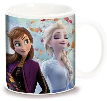 TAZA FROZEN ELSA Y ANA CON CAJA
