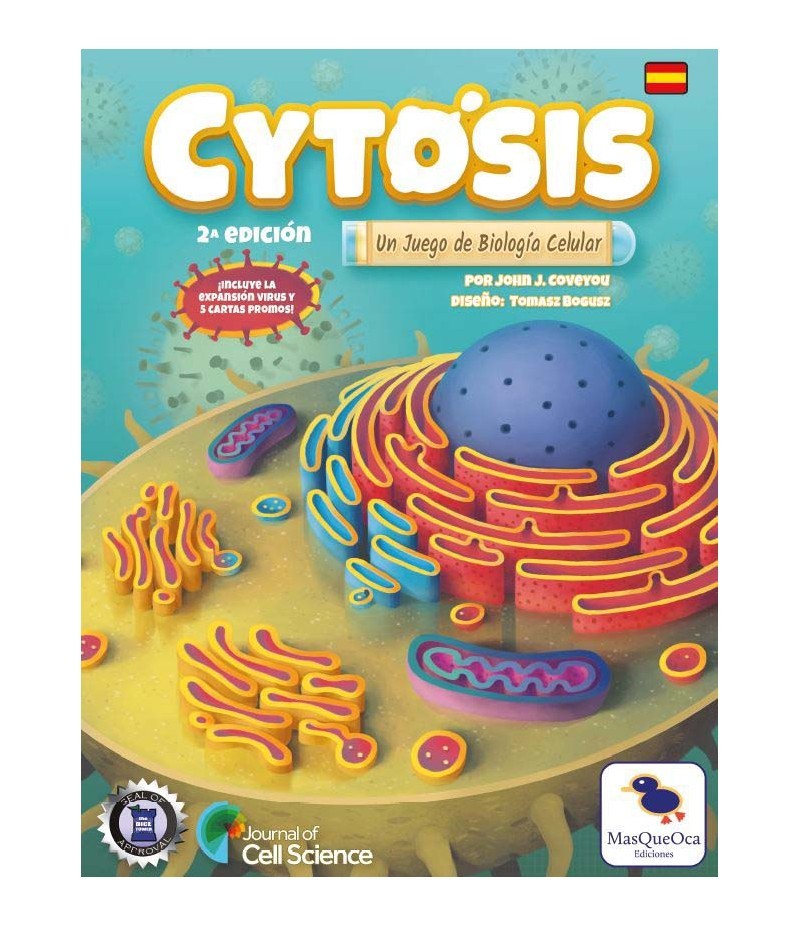 Cytosis Big Box Un Juego De Biología Celular + Cartas Exclusivas
