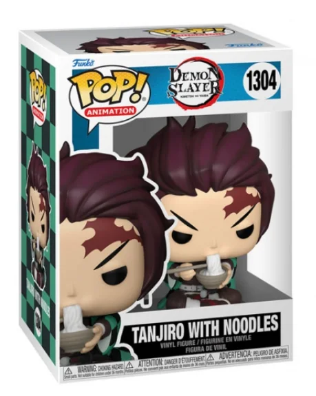 Funko POP! Tanjiro With Noodles Kimetsu No Yaiba Nº 1304