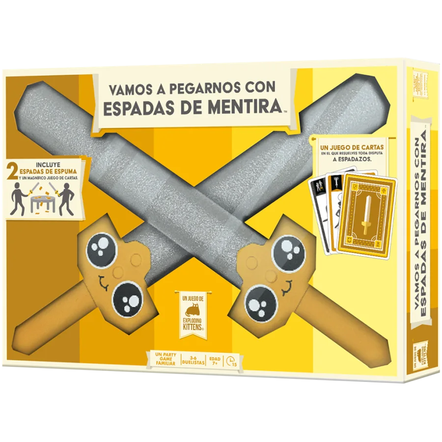 Vamos a pegarnos con espadas de mentira