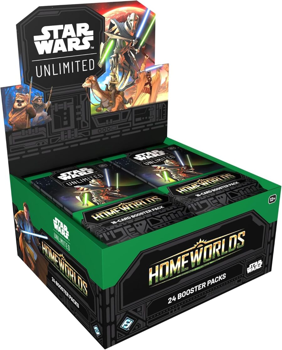 Star Wars Unlimited – Homeworlds (Mundos de Origen) | Caja de 24 Sobres (Inglés)