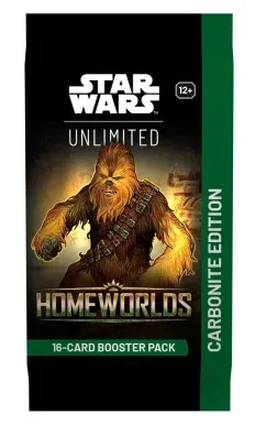 Star Wars Unlimited: Homeworlds – Carbonite Edition | Sobre de 16 Cartas (Inglés)
