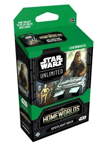 Star Wars Unlimited – Homeworlds | Mazo de Muestra Chewbacca (Inglés)