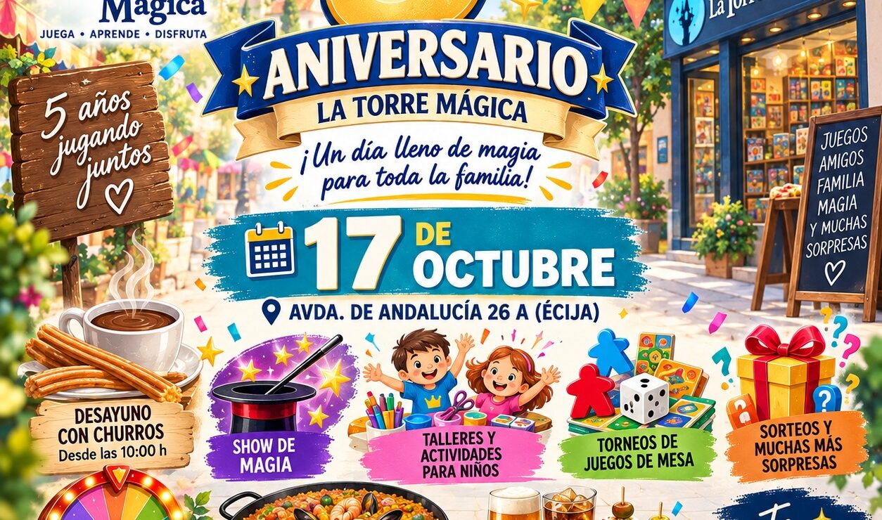 5 ANIVERSARIO LA TORRE MAGICA