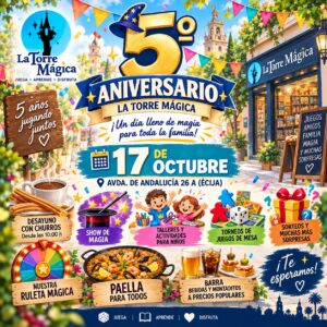5 ANIVERSARIO LA TORRE MAGICA