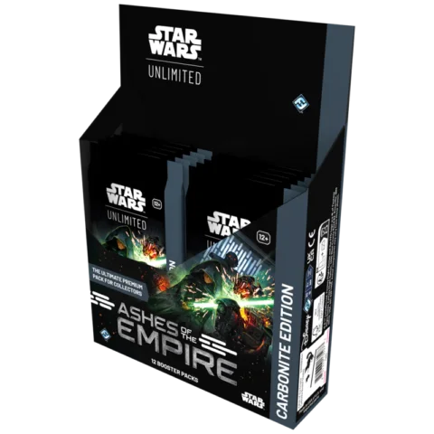 Star Wars Unlimited: Ashes of the Empire – Carbonite Edition | Caja de 12 Sobres (Inglés)