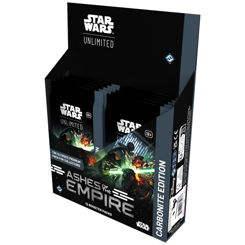Star Wars Unlimited: Ashes of the Empire – Carbonite Edition | Caja de 12 Sobres (Inglés)